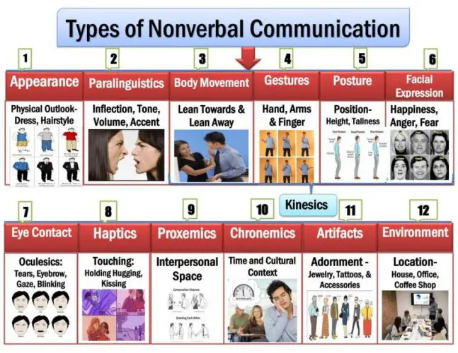 What Are The Different Forms Of Non Verbal Communication