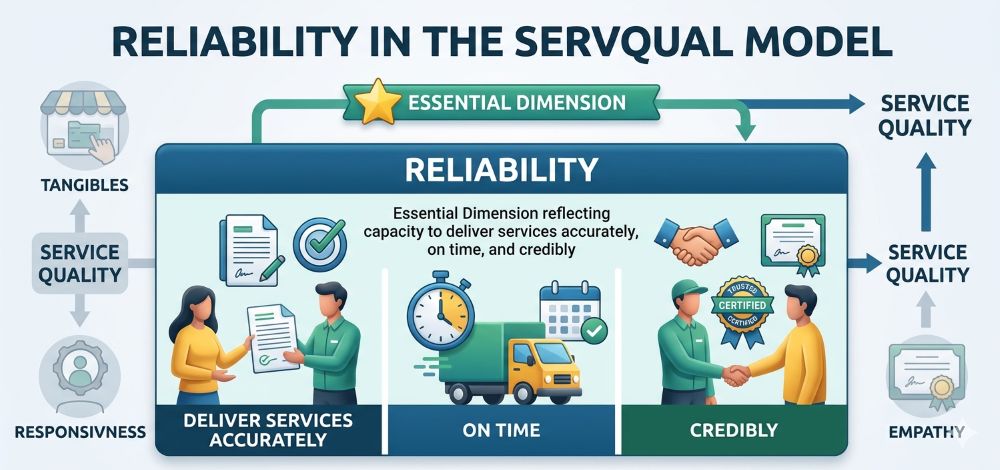 Reliability in the Servqual Model