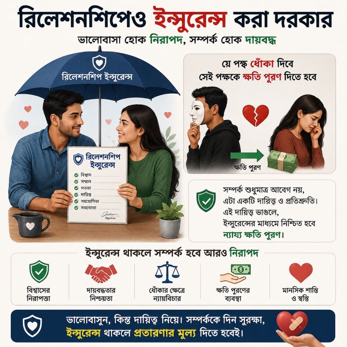 রিলেশনশিপেও ইন্সুরেন্স করা দরকার