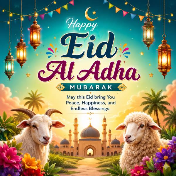 Eid Mubarak Wishes 2026 Eid ul Adha Mubarak Wishes 2026
