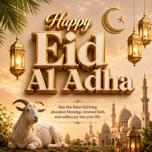 Eid ul Adha Mubarak Wishes 2026