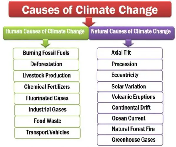  Causes of Climate Change