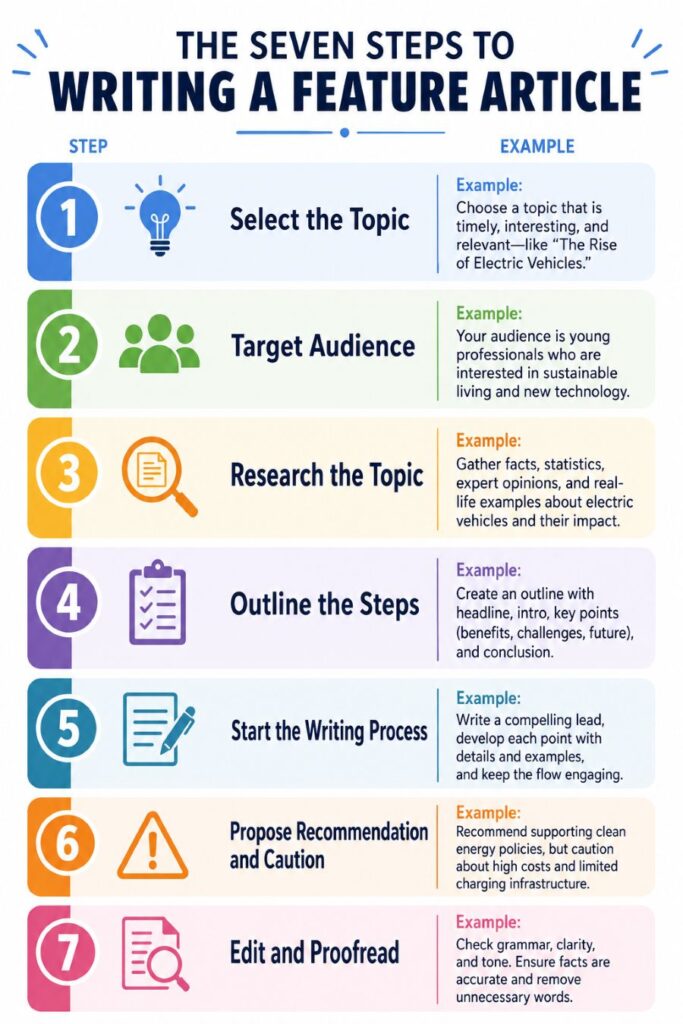 Feature Article Writing Example For Students in Journalism 1 how to write feature story article; feature article writing steps