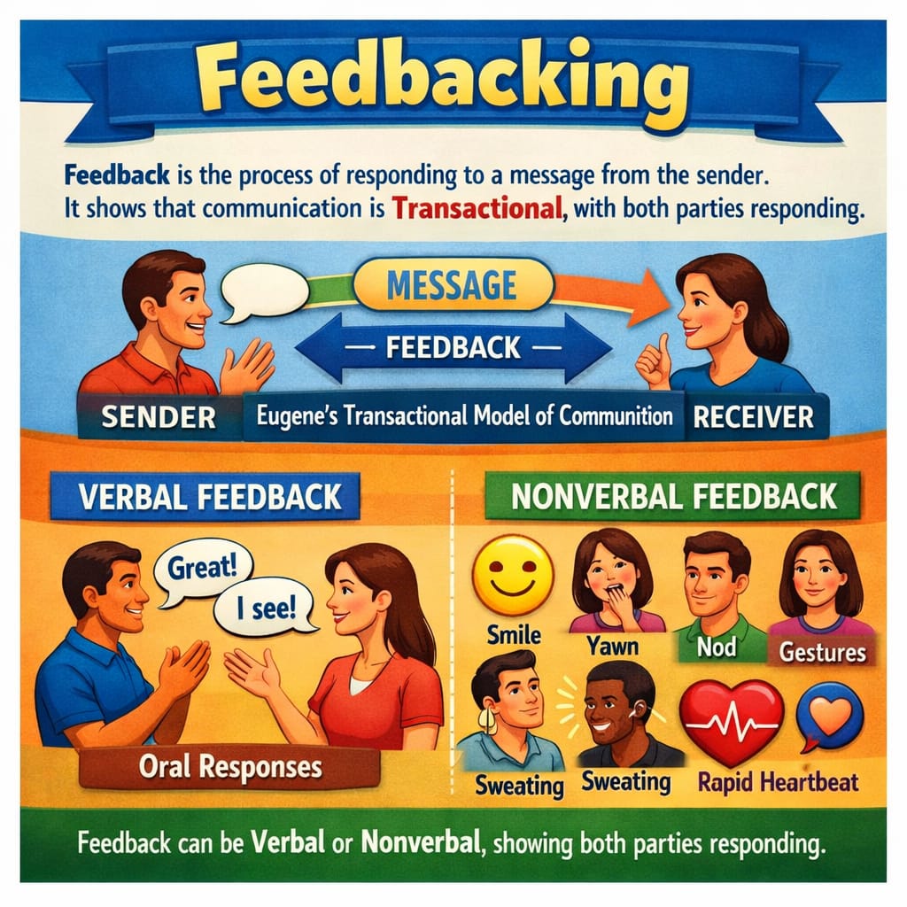 Feedback in transactional communication model