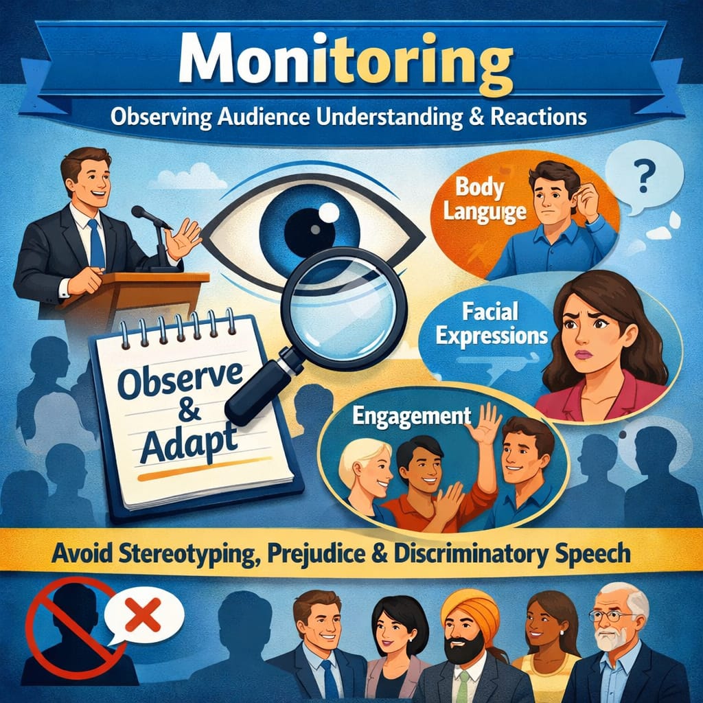 Monitoring in Eugene White Communication Model