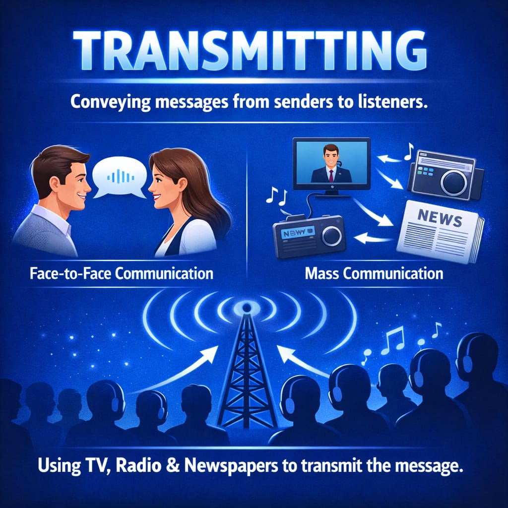 Transmitting Eugene White Communication Model