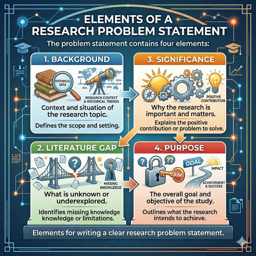 Component of research problem statement