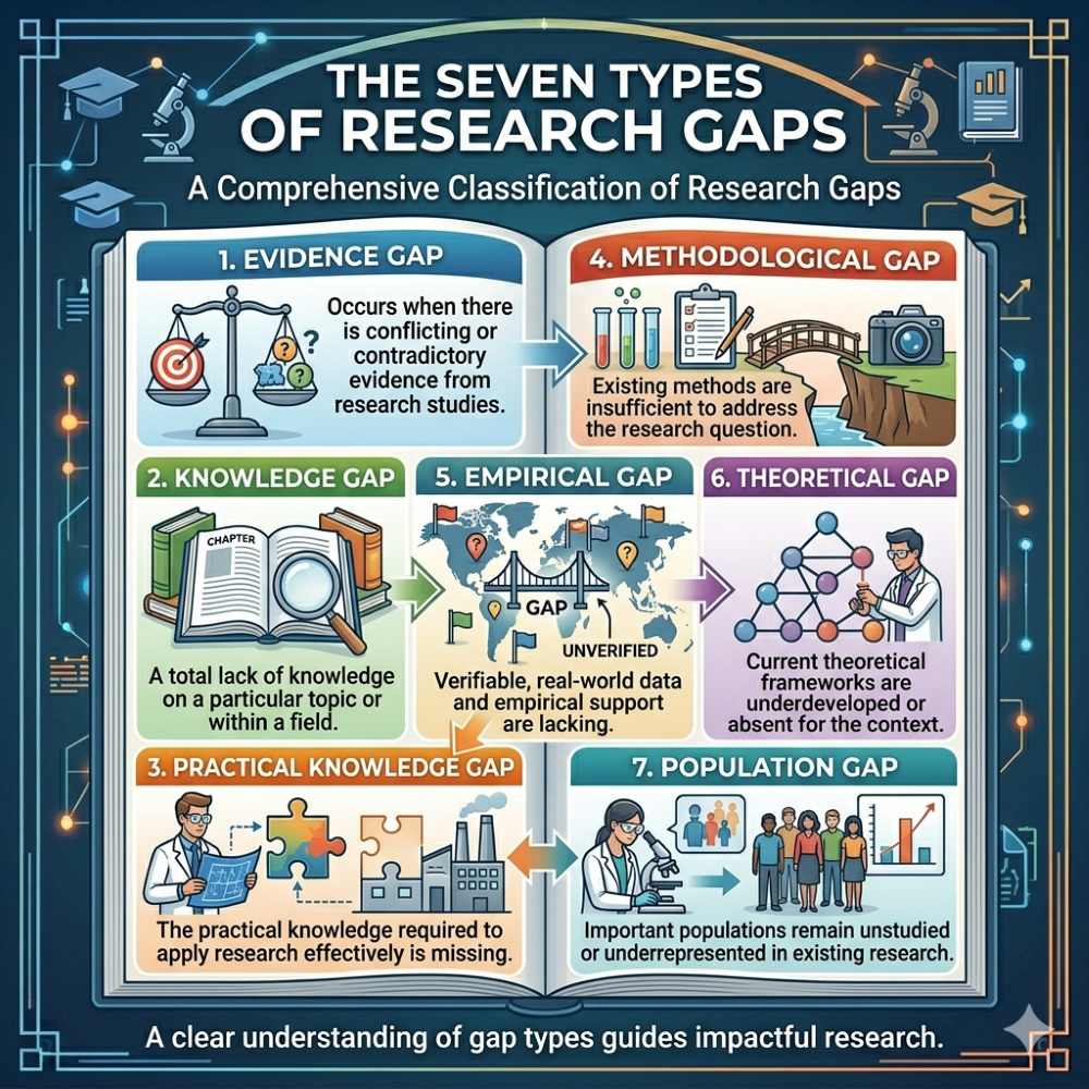 seven types of research gaps