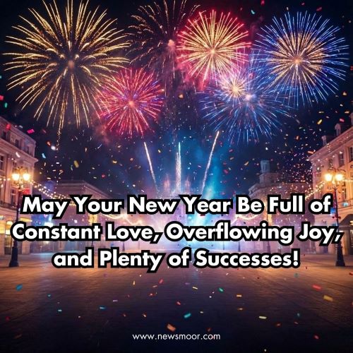 May Your New Year Be Full of Constant Love, Overflowing Joy, and Plenty of Successes!