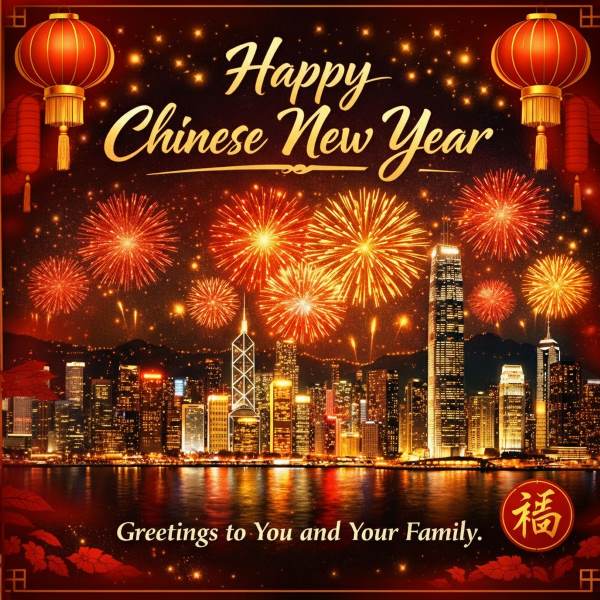 Happy Chinese New Year Wishes Hong Kong