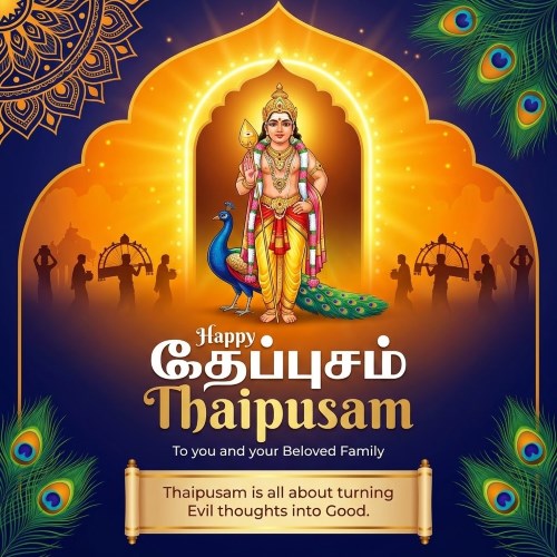 Happy Thaipusam Wishes