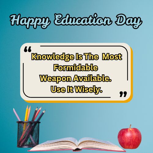 Happy Education Day Cptions