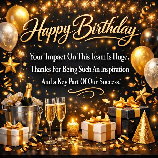 Happy Birthday Wishes for Coworkers