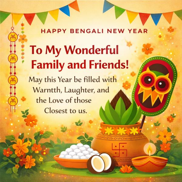Happy Bengali New Year Wishes 2026