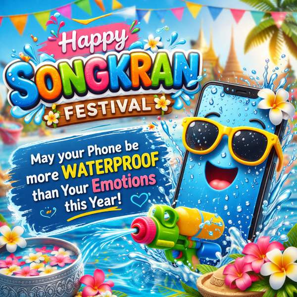 Happy Songkran Day Funny Wishes
