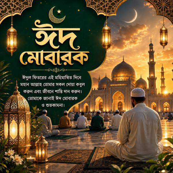 Eid Mubarak Wishes Bangla