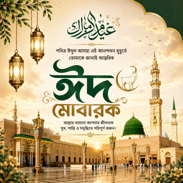 ঈদ মোবারক Eid Mubarak Wishes for Friend Bangla