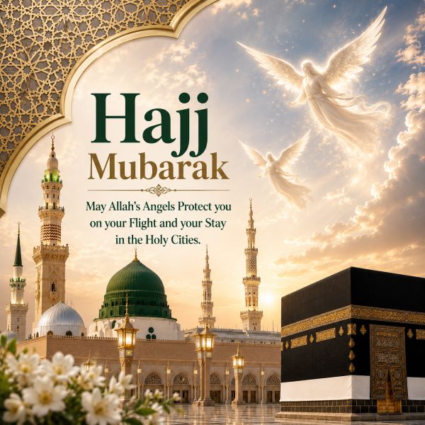 Hajj Mubarak Wishes for a Safe Journey
