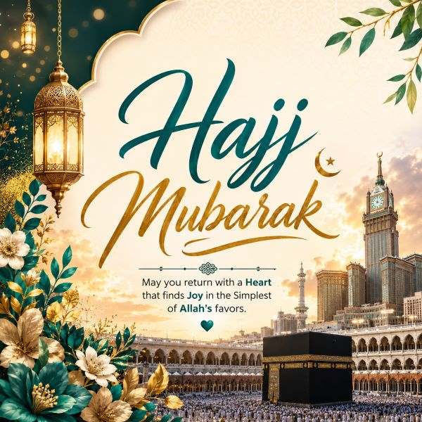 Hajj Mubarak Wishes for a Spirit of Gratitude