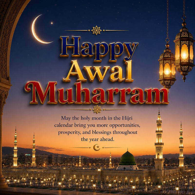 Happy Awal Muharram 3D Wish and Greetings Happy Awal Muharram 3D Wish and Greetings