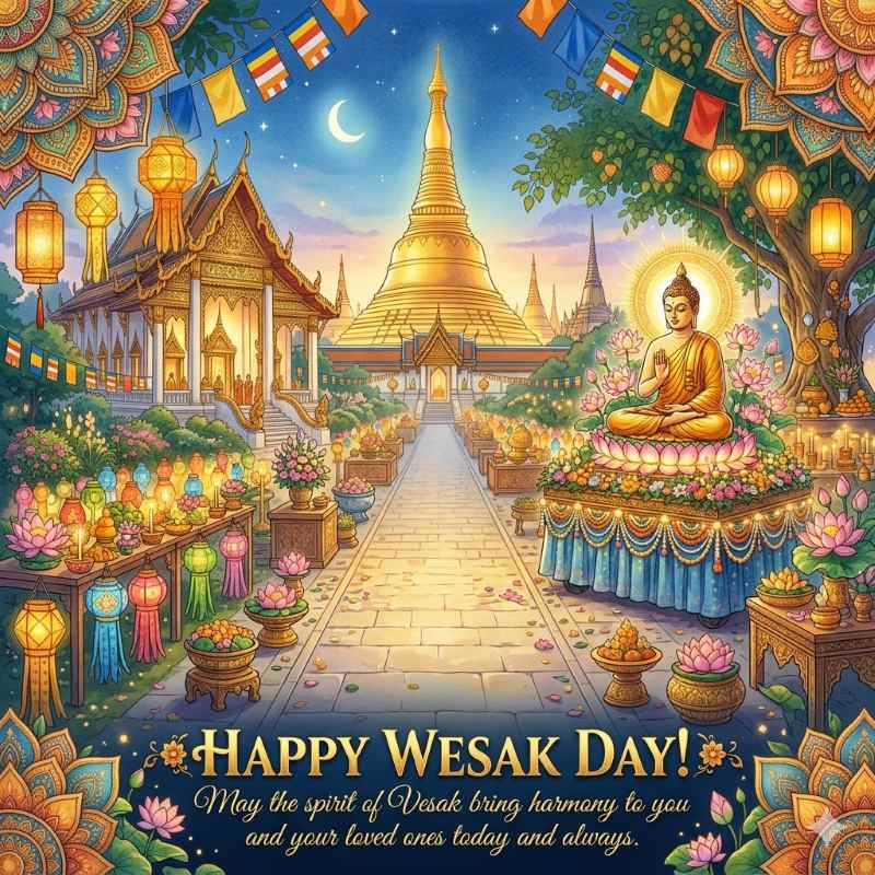 Happy Wesak Day Wishes Happy Budda Day
