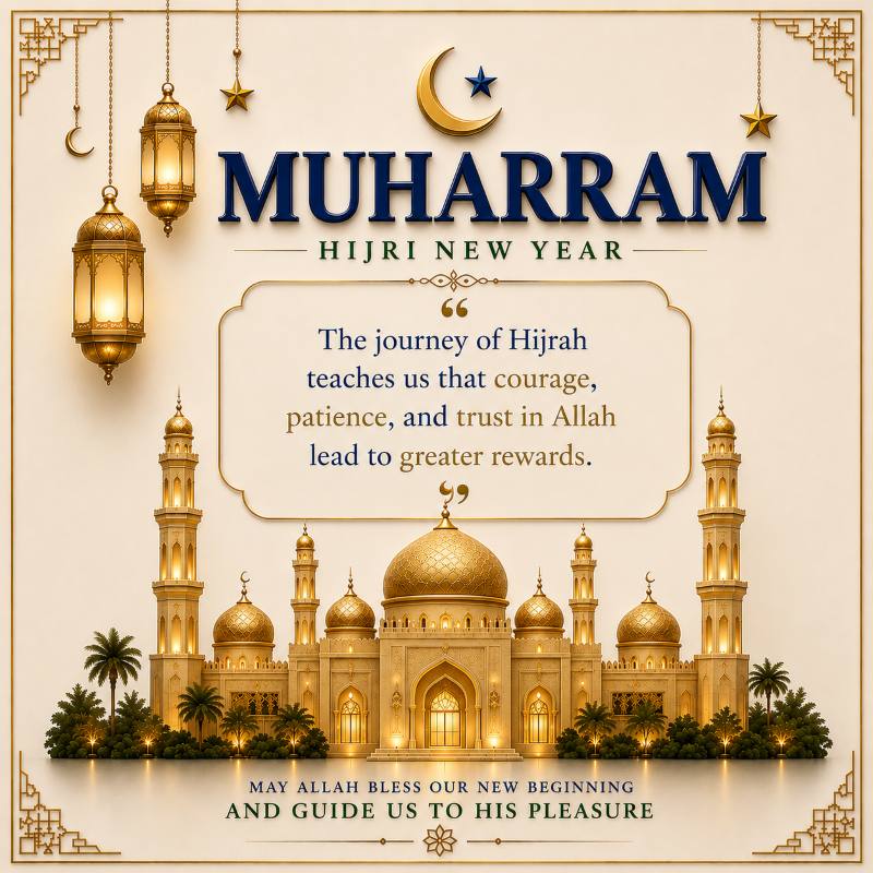 Muharram Wish Quotes Card to Inspire other Muharram Quotes Photo to Inspire other