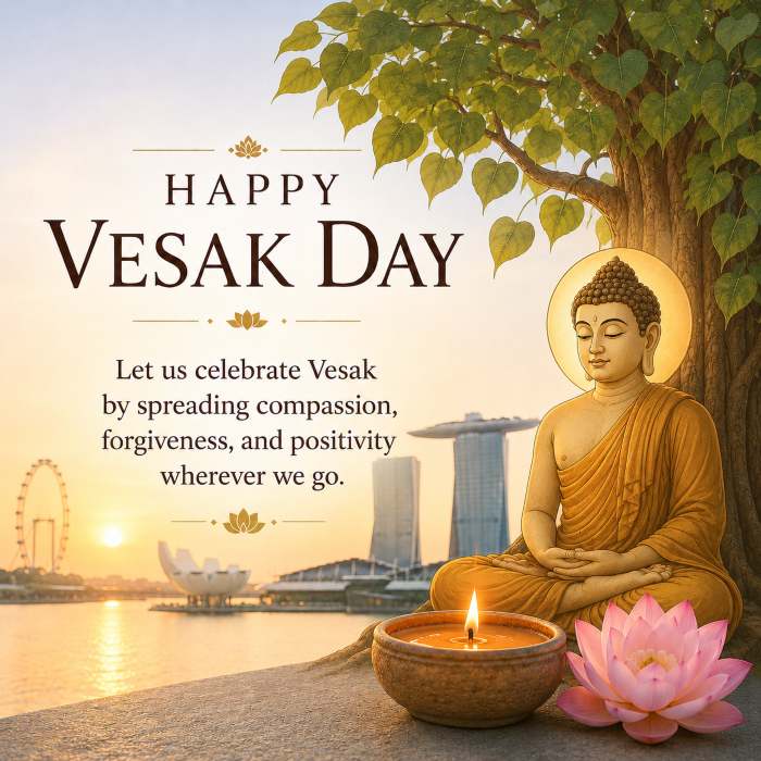 Wesak Day Celebration Wish in Singapore Wesak Day Celebration